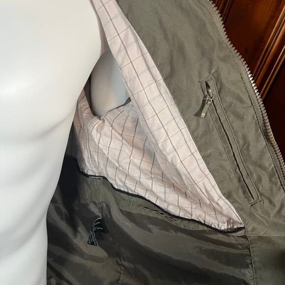 ondon Fog M Casual Hooded Jacket Olive Green Relaxed Fit Outdoor - Picture 5 of 8